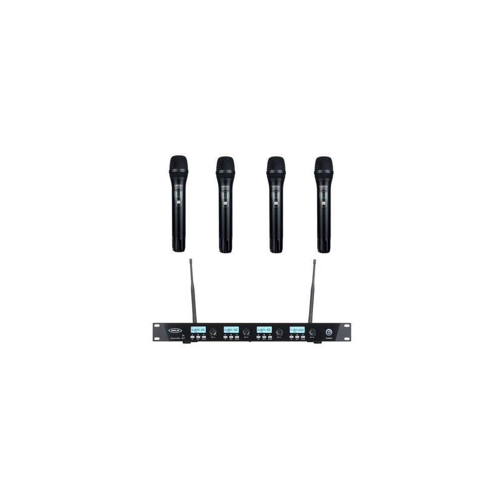 Quad wireless mic set microphone — for rent in Croatia