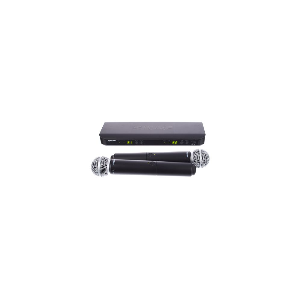 Shure BLX288 / SM58 dual wireless microphone — for rent in Croatia