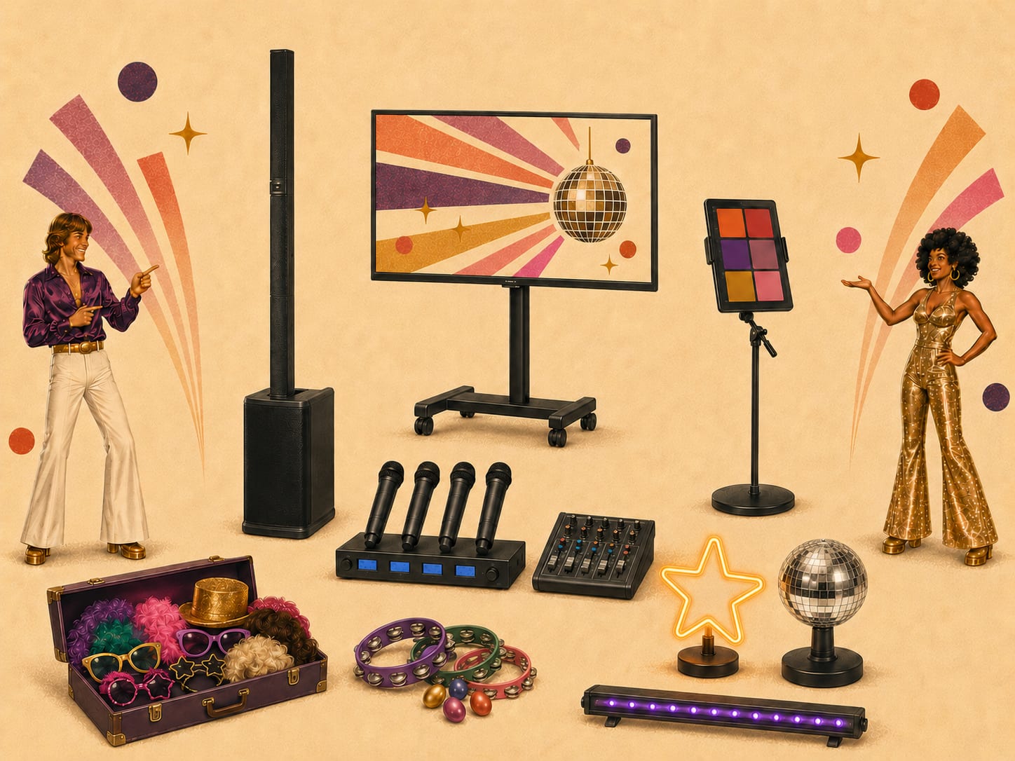Party Karaoke — illustrated bundle